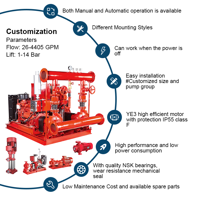 EDJ Ignis Pump System Electric Diesel AGASO Pump cum Controller Ignis Pugnans Pump Set