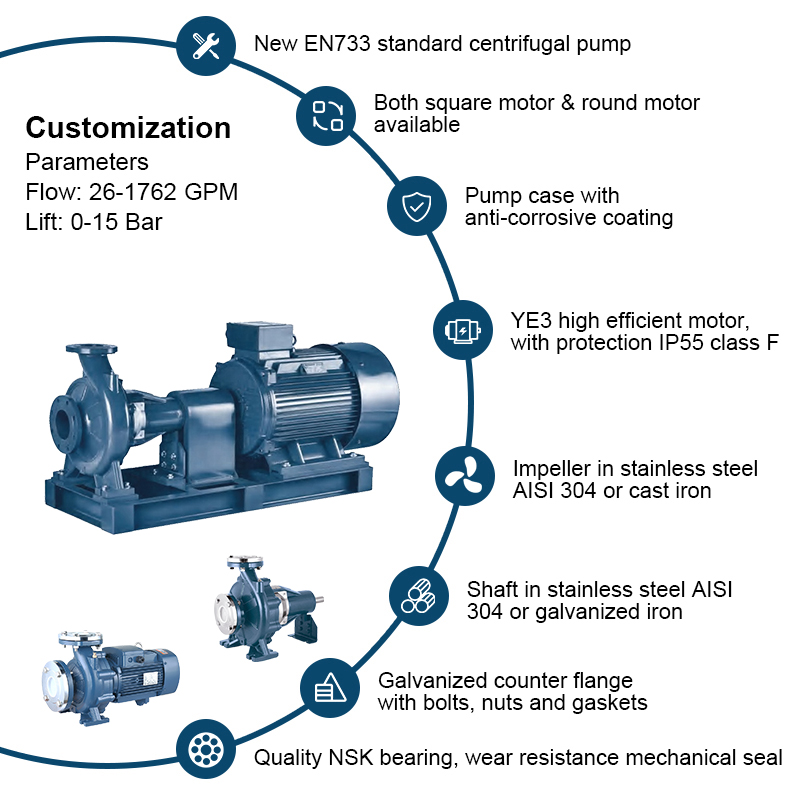 Nude Shaft Centrifugae Pump