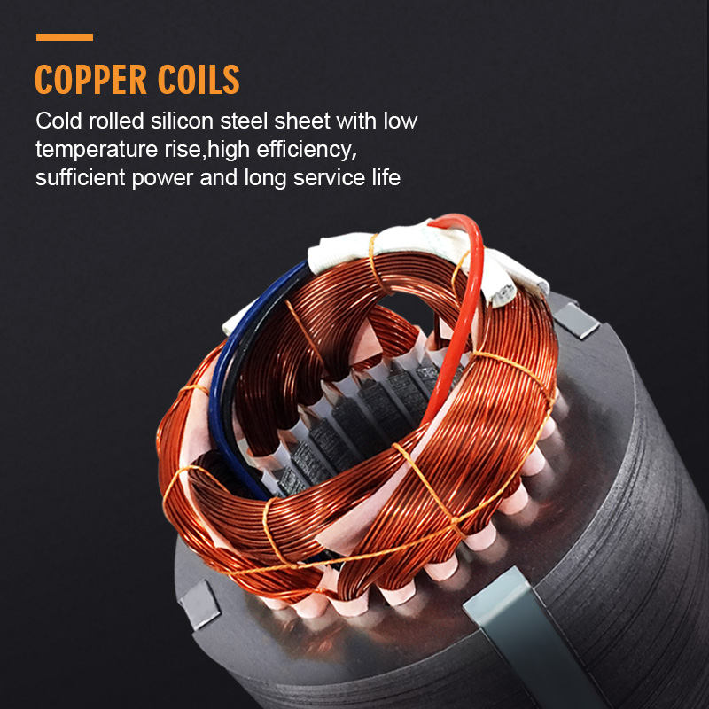 Quadratus Testa Geminus-Valve Capacitors Single Phase Induction Motor with Steel Terminal Box